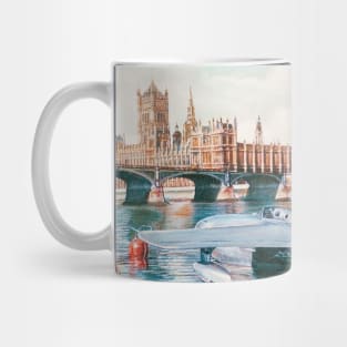 Flying Boat on the River Thames, London Mug